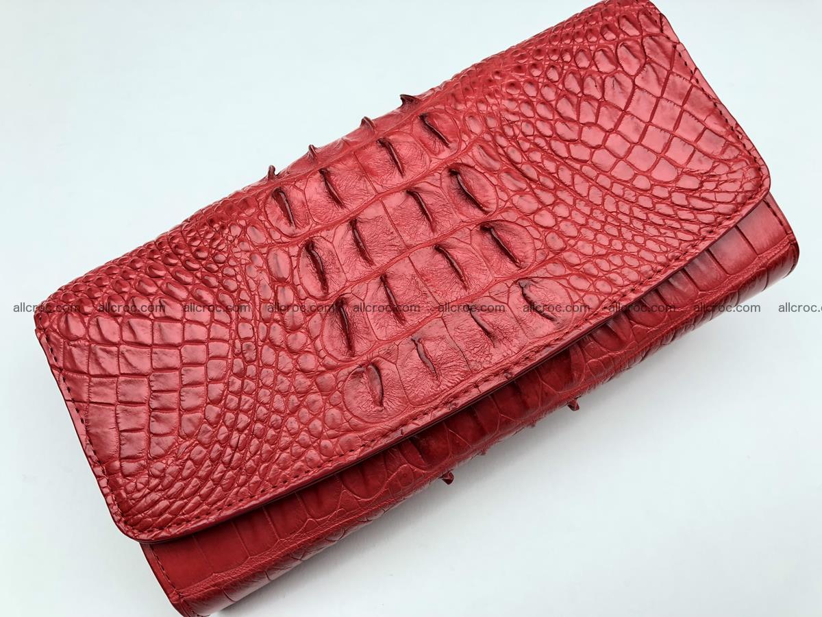 Genuine Crocodile skin wallet, trifold, long wallet for women 453 Foto 2