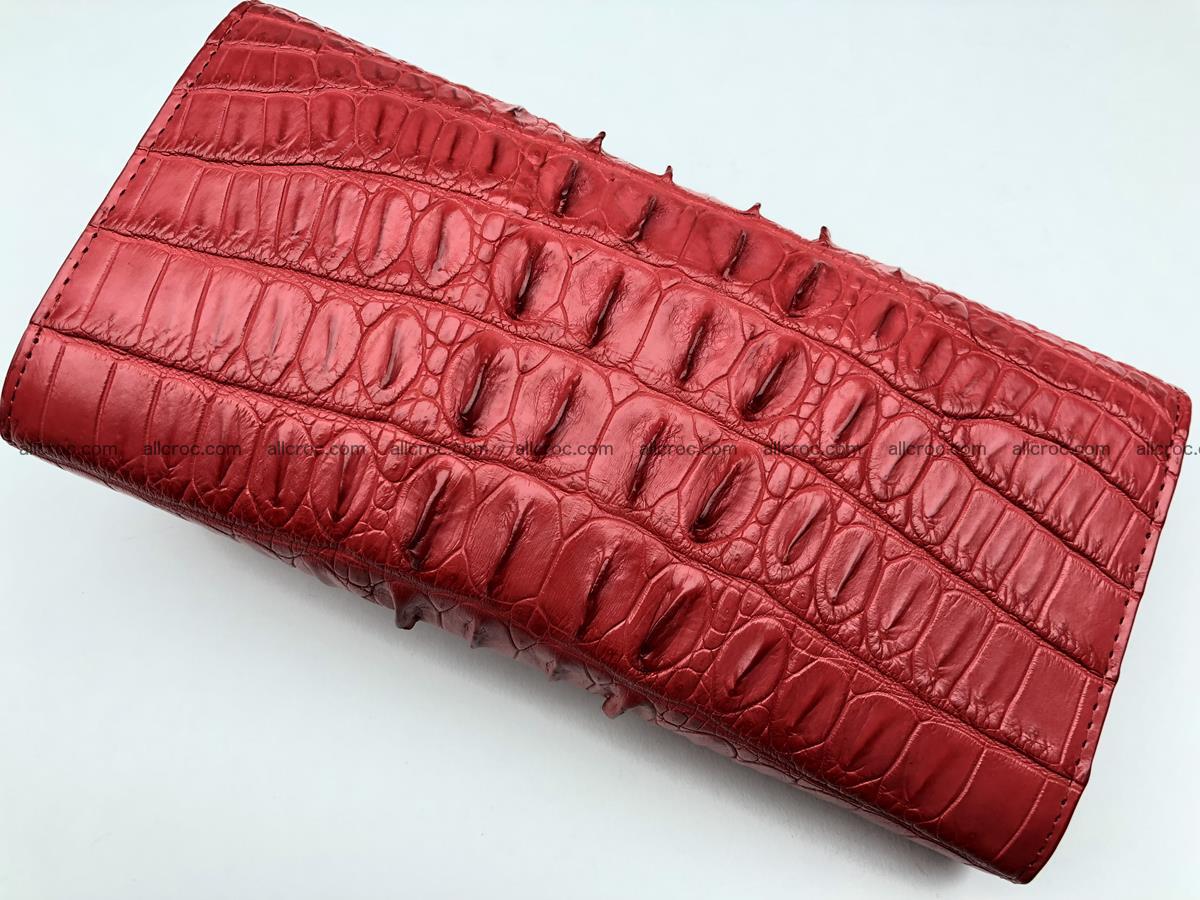 Genuine Crocodile skin wallet, trifold, long wallet for women 453 Foto 3