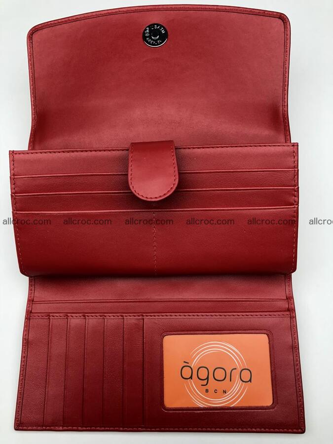 Genuine Crocodile skin wallet, trifold, long wallet for women 453 Foto 9