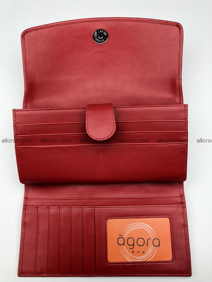 Genuine Crocodile skin wallet, trifold, long wallet for women 453 Foto 10