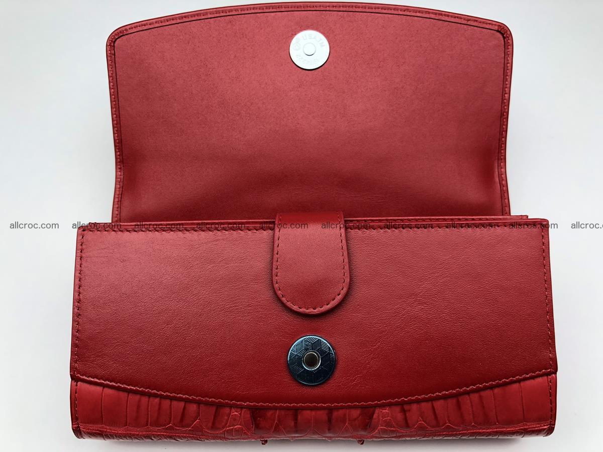 Genuine Crocodile skin wallet, trifold, long wallet for women 453 Foto 4