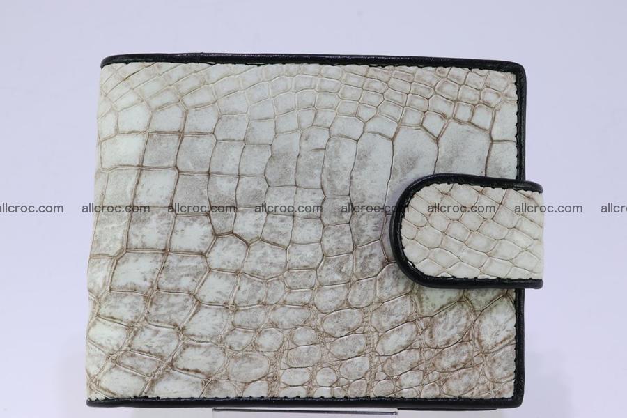 Genuine crocodile wallet with half belt and coin compartment 226
