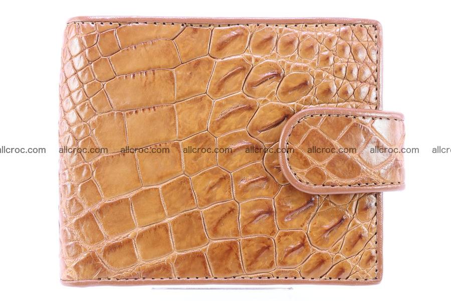 Genuine crocodile wallet with half belt and coin compartment 227
