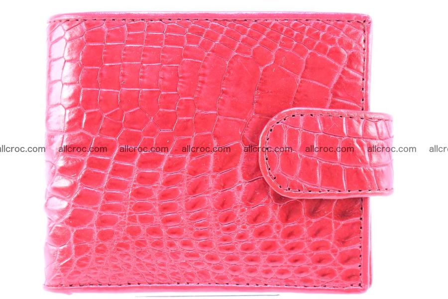 Genuine crocodile wallet with half belt and coin compartment 234