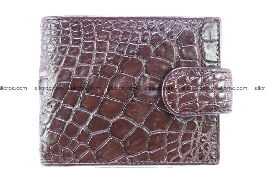 Genuine crocodile wallet with half belt and coin compartment 236