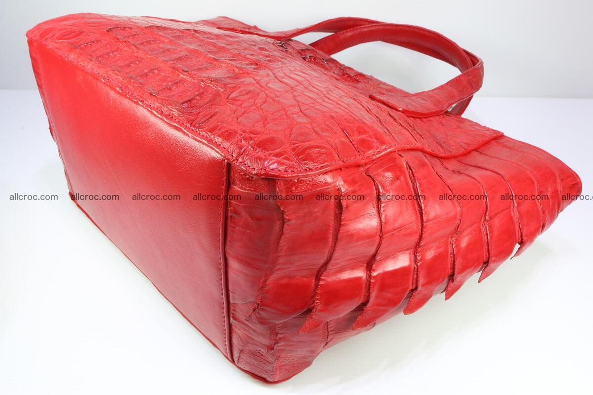 Genuine crocodile women's handbag 052 Foto 9