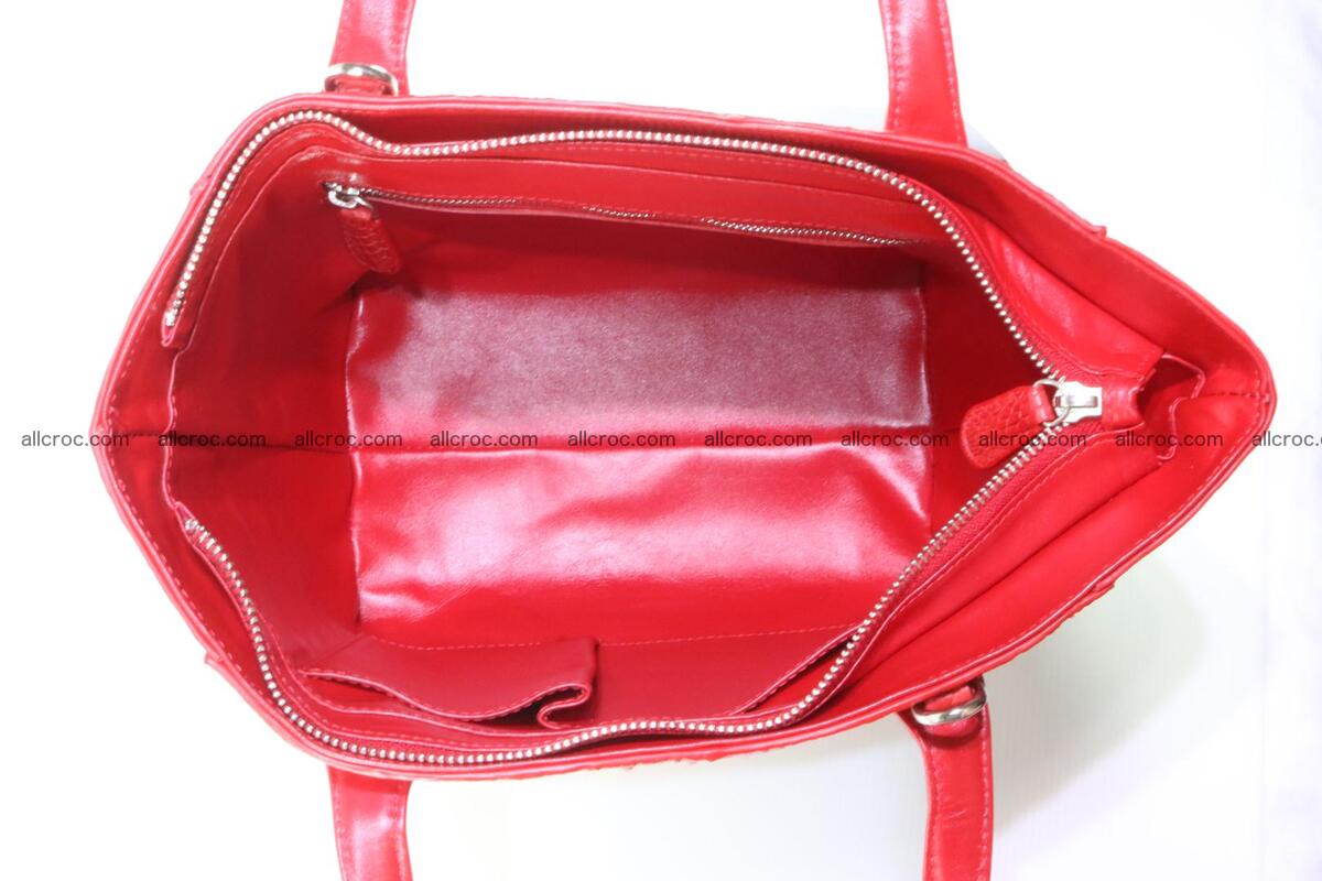 Genuine crocodile women's handbag 052 Foto 12