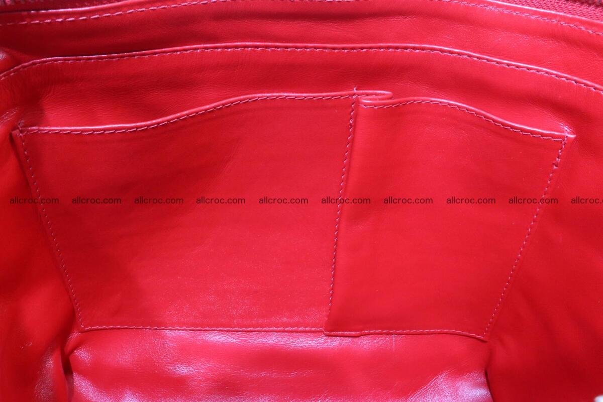 Genuine crocodile women's handbag 052 Foto 14