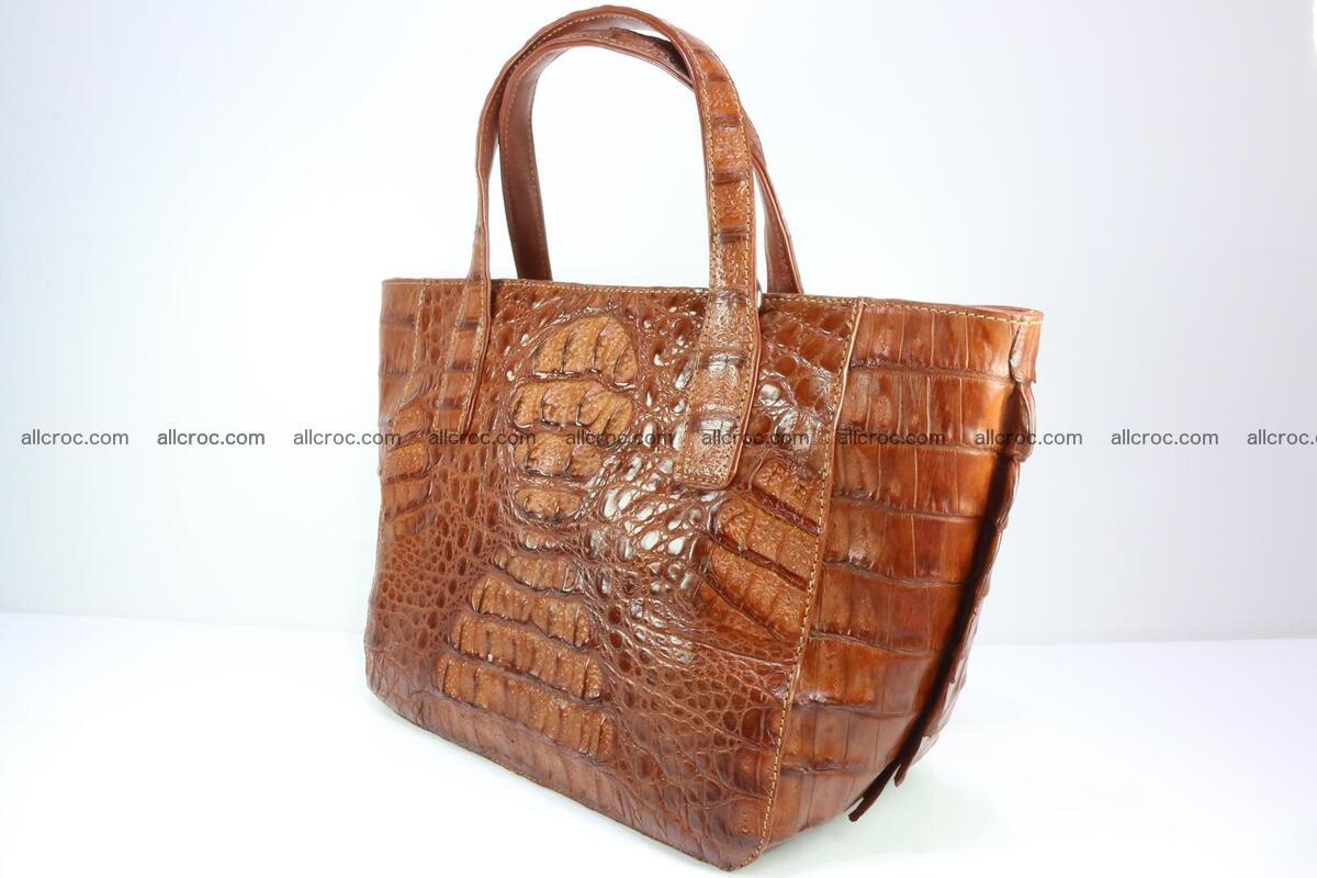 Genuine crocodile women's handbag 053 Foto 3