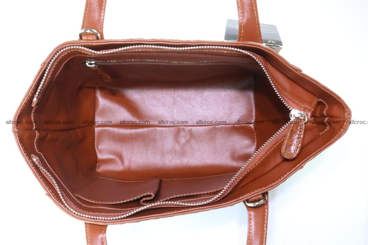 Genuine crocodile women's handbag 053 Foto 12