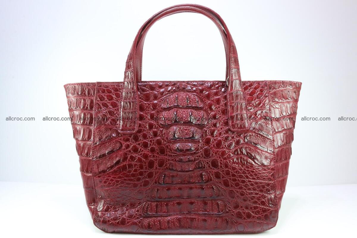 Genuine crocodile women's handbag 054 Foto 0