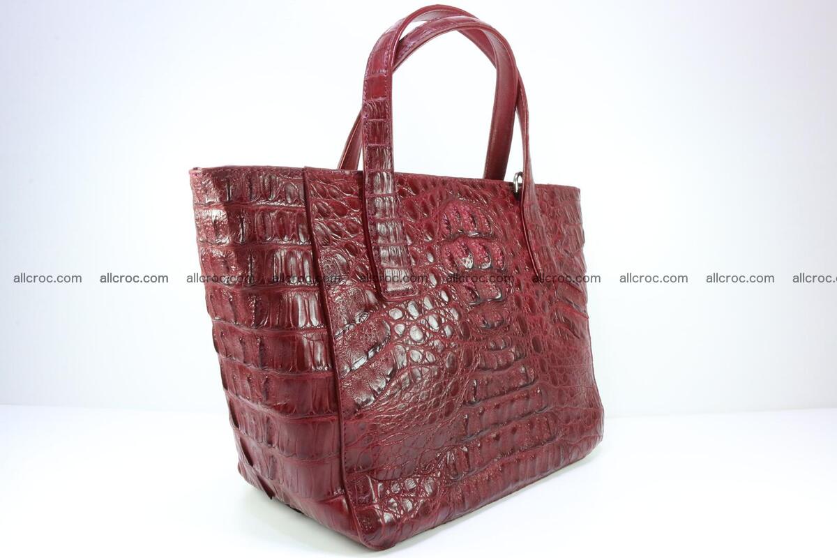 Genuine crocodile women's handbag 054 Foto 1