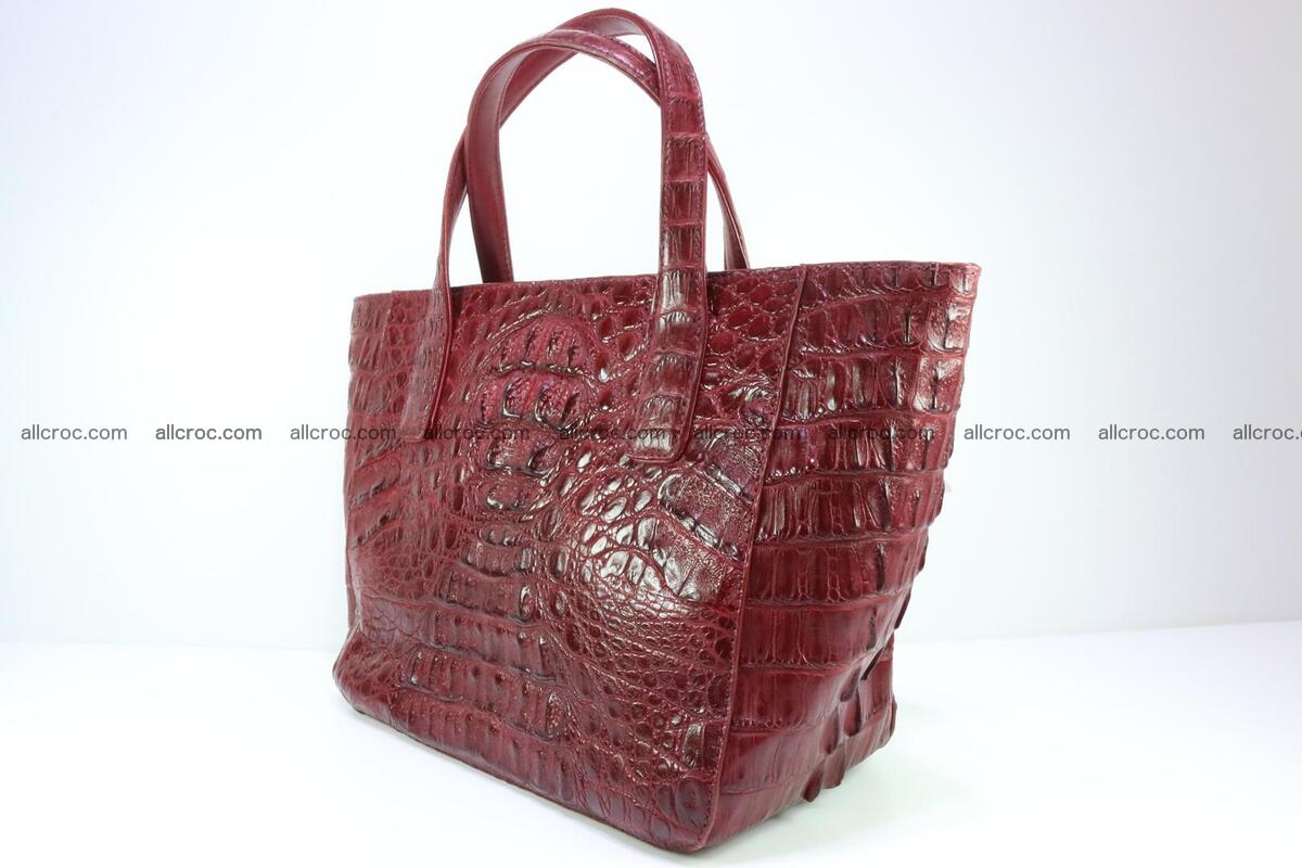 Genuine crocodile women's handbag 054 Foto 3