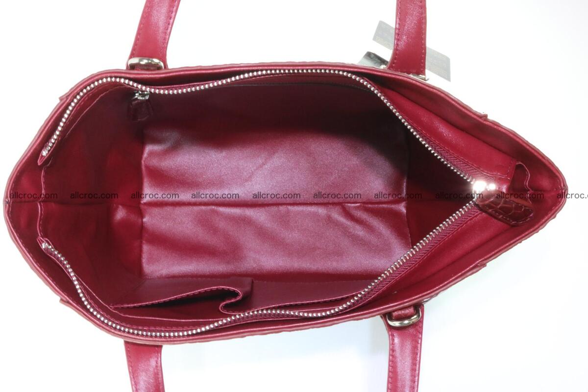 Genuine crocodile women's handbag 054 Foto 12
