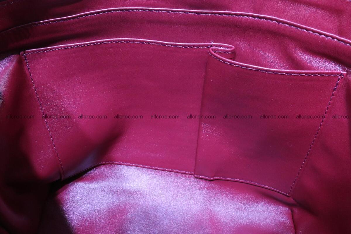 Genuine crocodile women's handbag 054 Foto 13