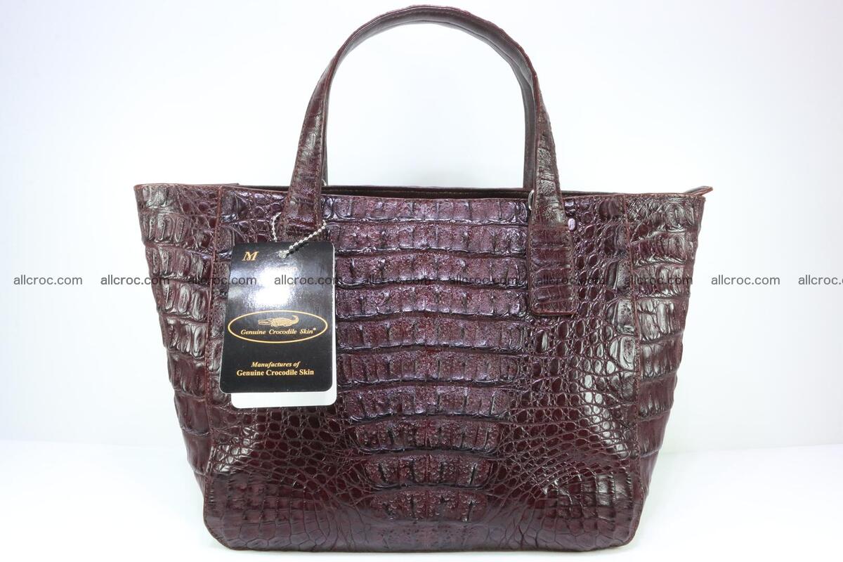 Genuine crocodile women's handbag 055 Foto 1