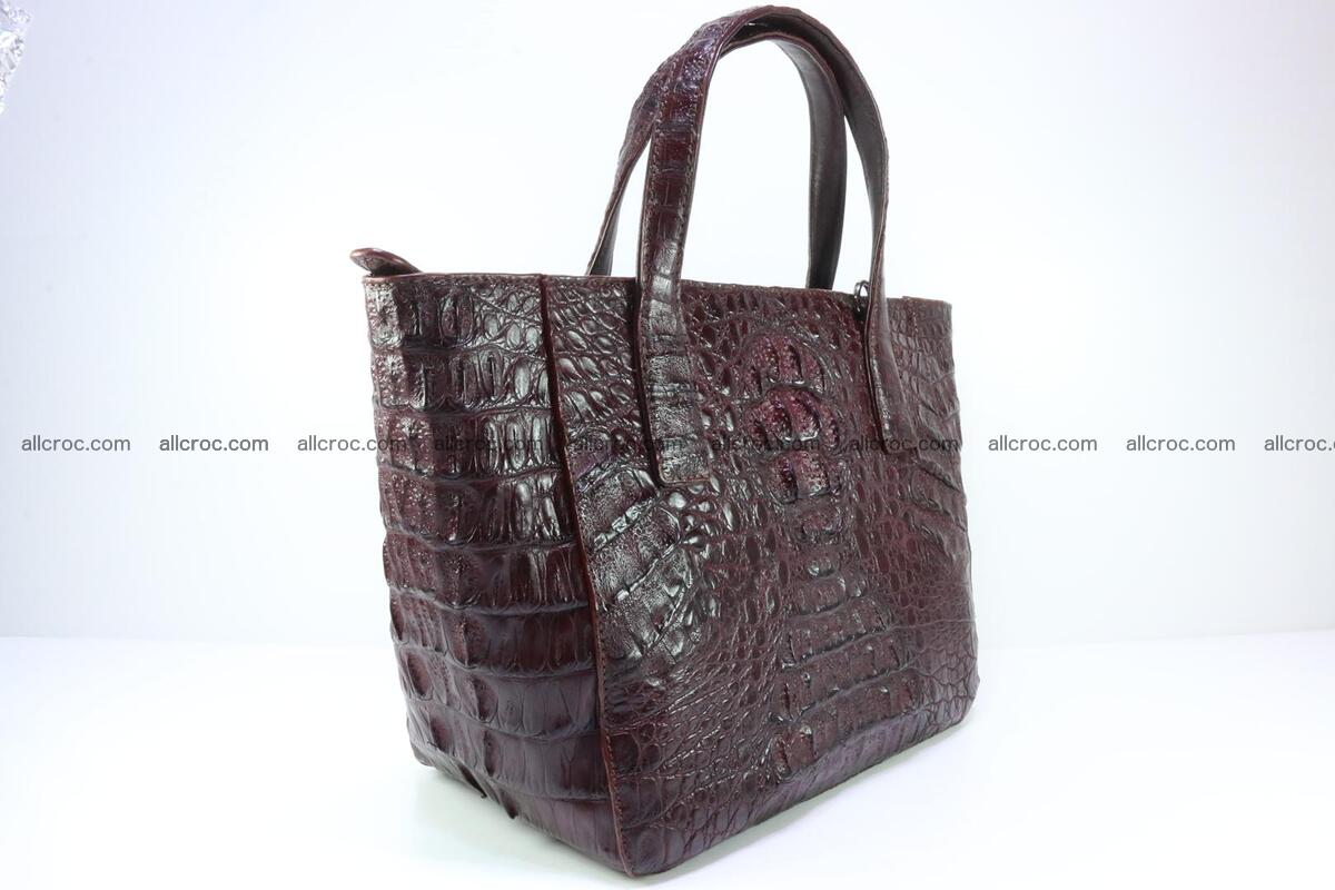 Genuine crocodile women's handbag 055 Foto 4