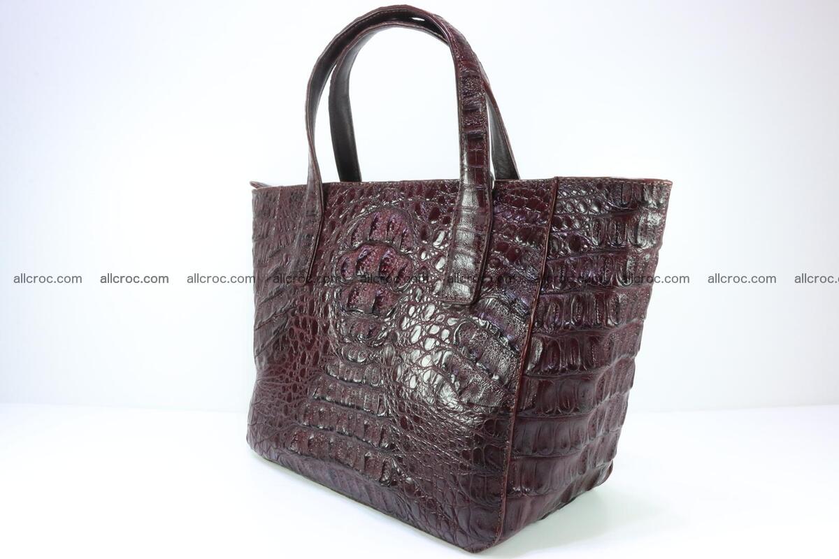 Genuine crocodile women's handbag 055 Foto 5