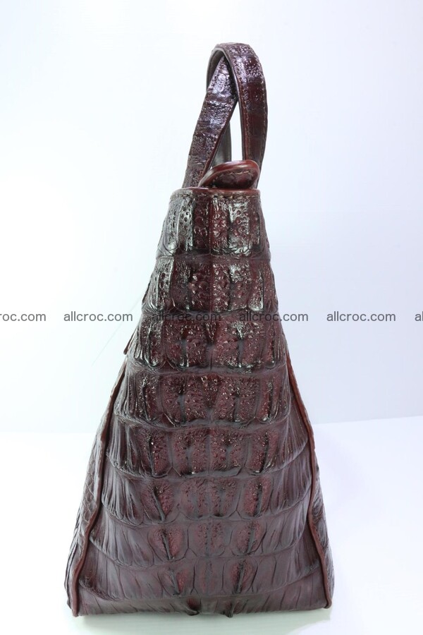 Genuine crocodile women's handbag 055 Foto 7