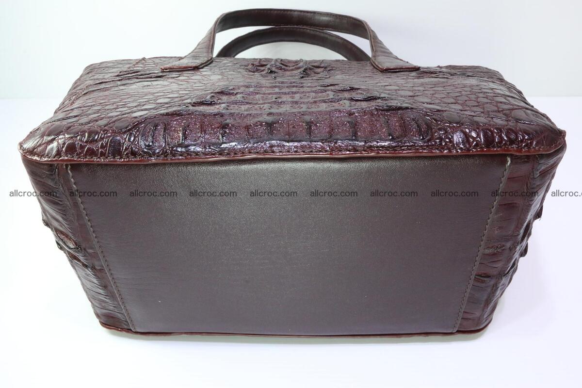 Genuine crocodile women's handbag 055 Foto 9