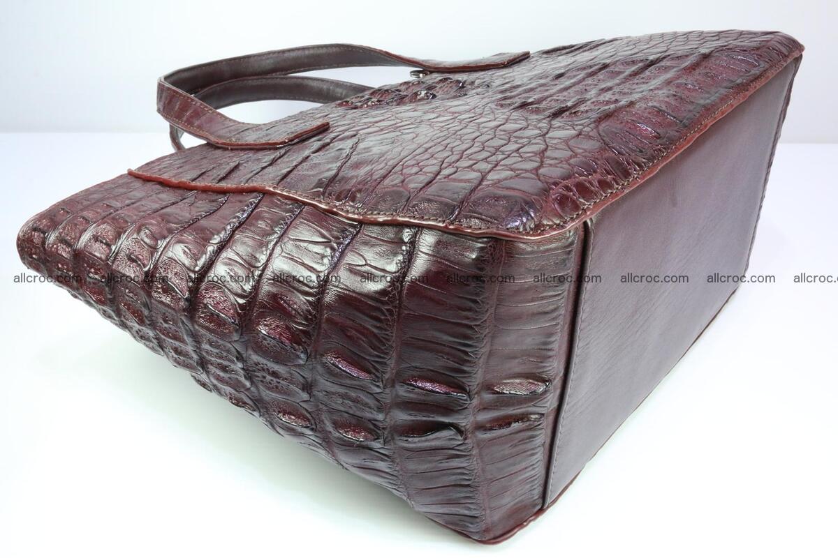 Genuine crocodile women's handbag 055 Foto 11