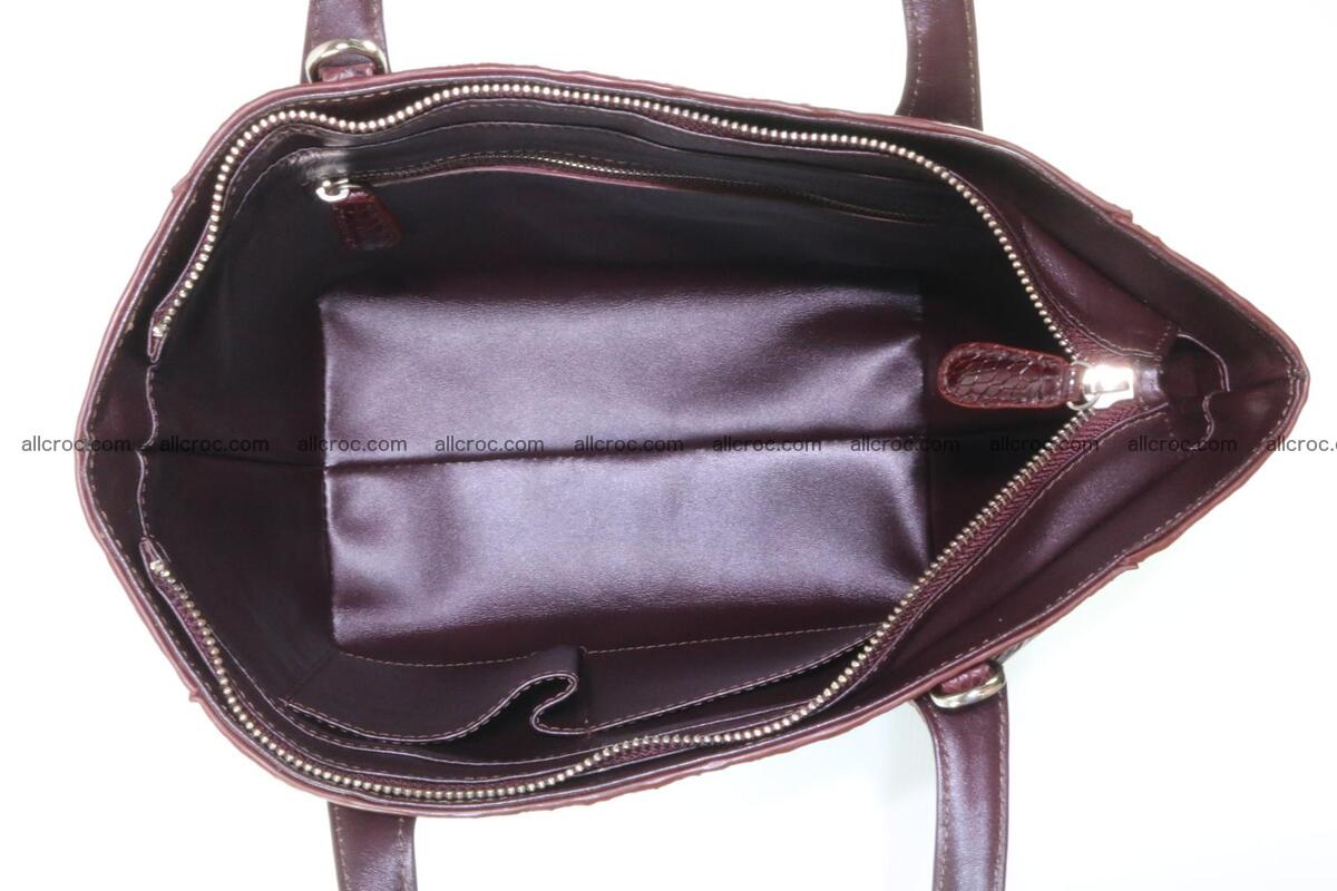 Genuine crocodile women's handbag 055 Foto 12