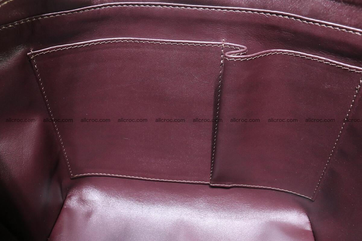 Genuine crocodile women's handbag 055 Foto 13