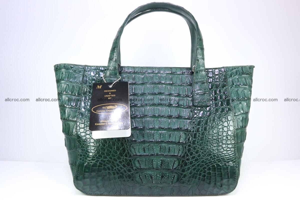 Genuine crocodile women's handbag 056 Foto 1