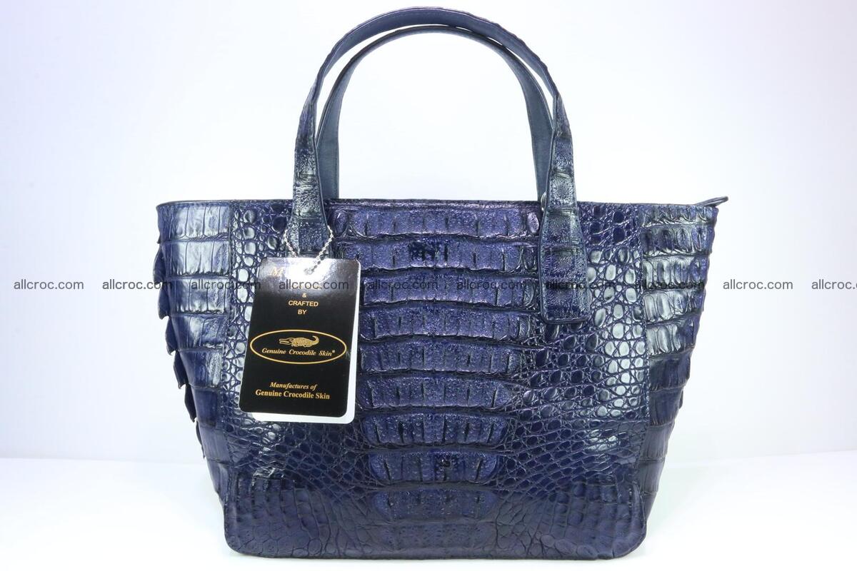 Genuine crocodile women's handbag 057 Foto 3