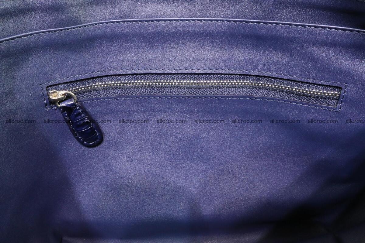 Genuine crocodile women's handbag 057 Foto 14