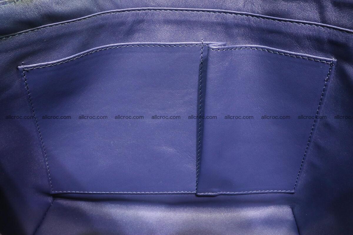 Genuine crocodile women's handbag 057 Foto 13