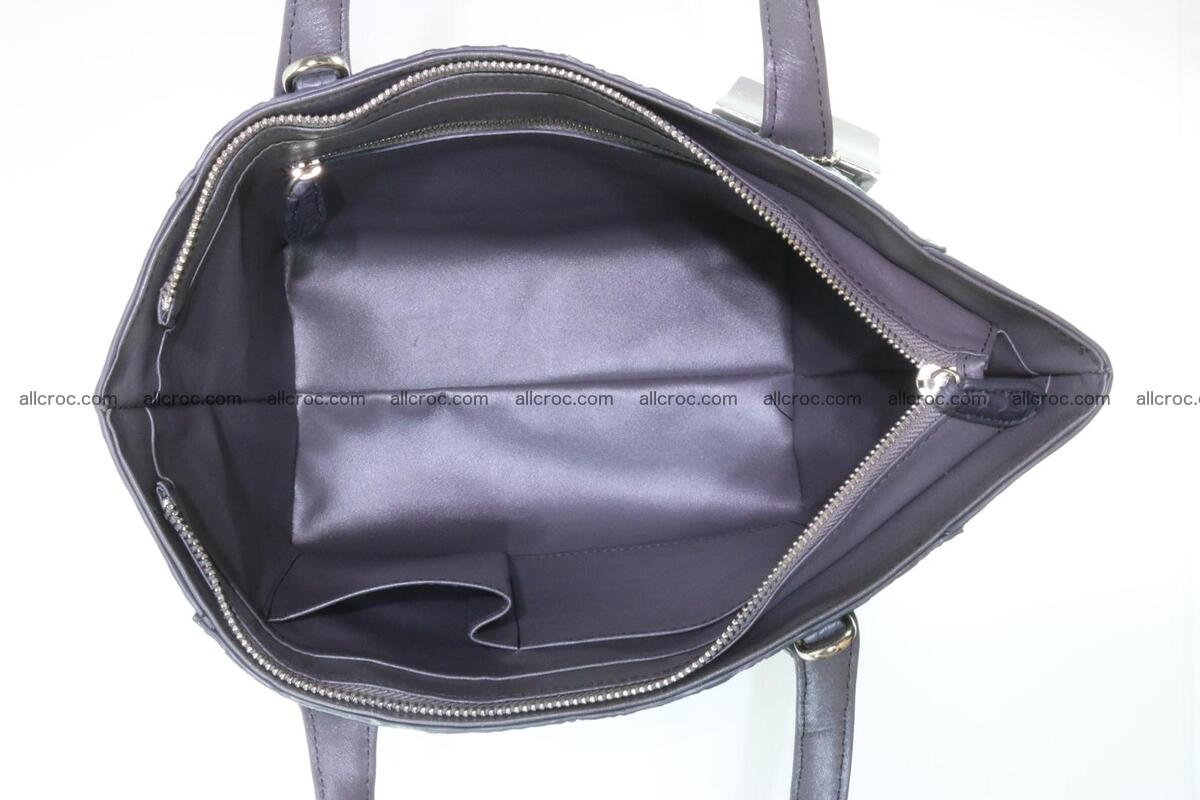 Genuine crocodile women's handbag 058 Foto 12