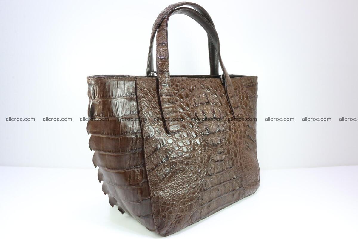 Genuine crocodile women's handbag 059 Foto 3