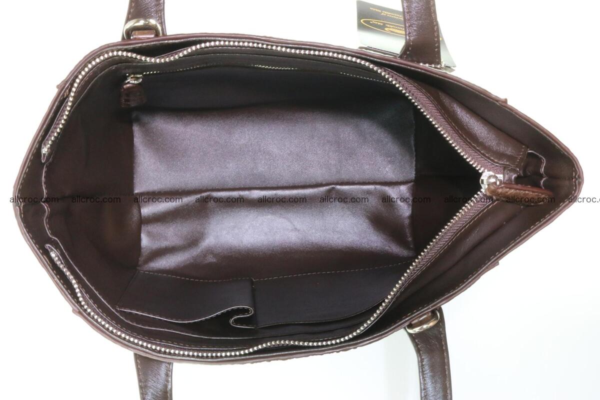 Genuine crocodile women's handbag 059 Foto 12