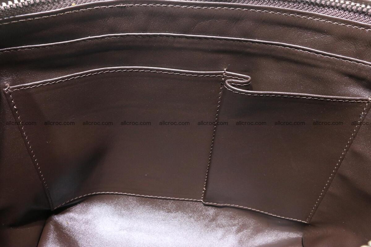 Genuine crocodile women's handbag 059 Foto 13