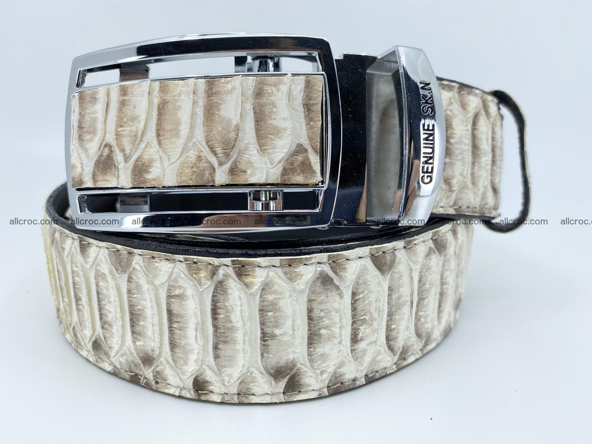 Python snakeskin belt natural color 1618 Foto 0