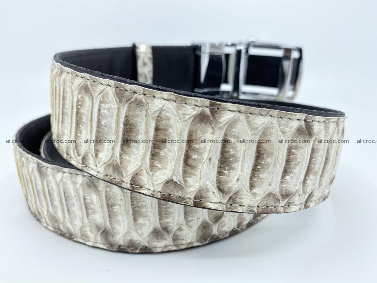 Python snake leather belt 701 Foto 4