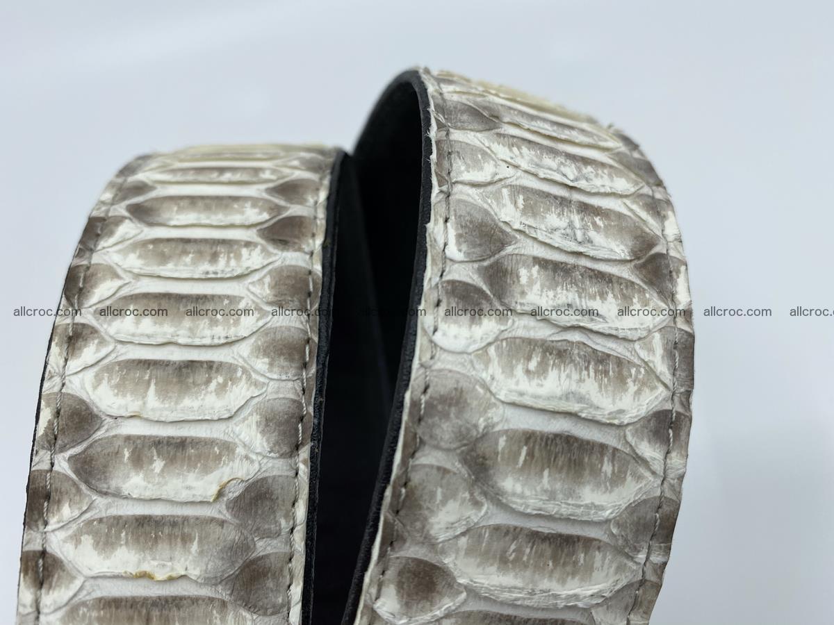 Python snake leather belt 701 Foto 8
