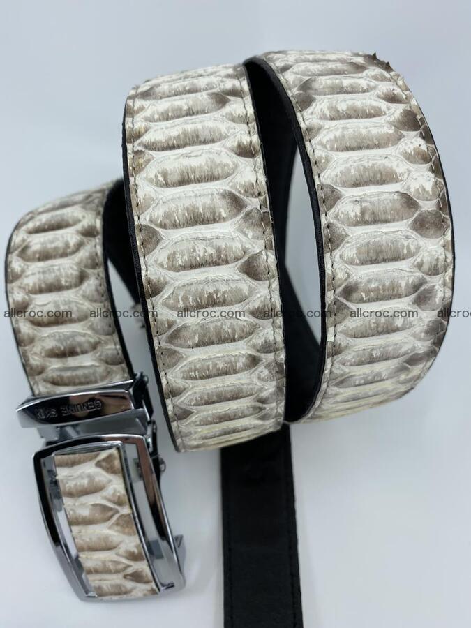 Python snake leather belt 701 Foto 10