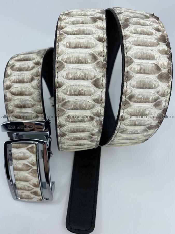Python snake leather belt 701 Foto 11