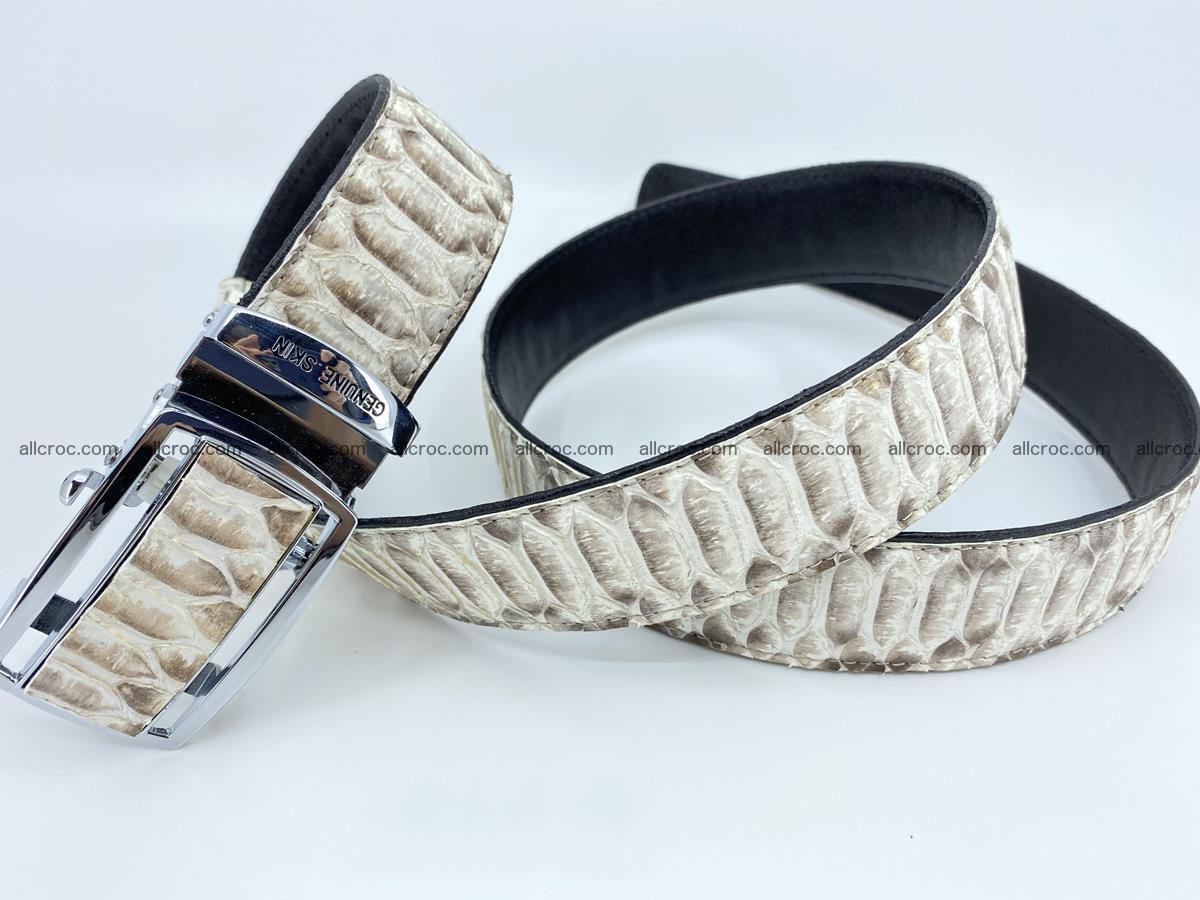 Python snakeskin belt natural color 1618 Foto 2