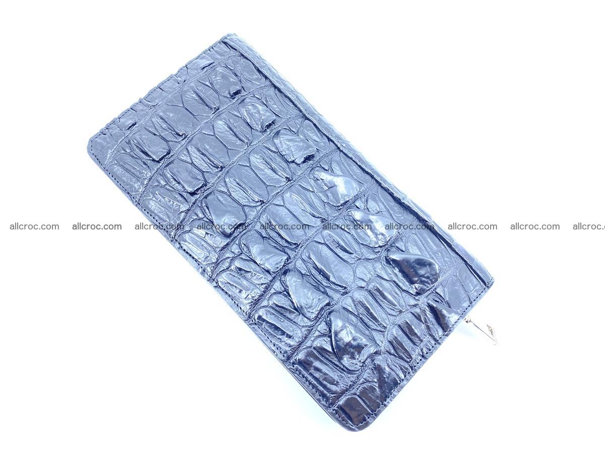 Crocodile skin zip wallet 610 Foto 8