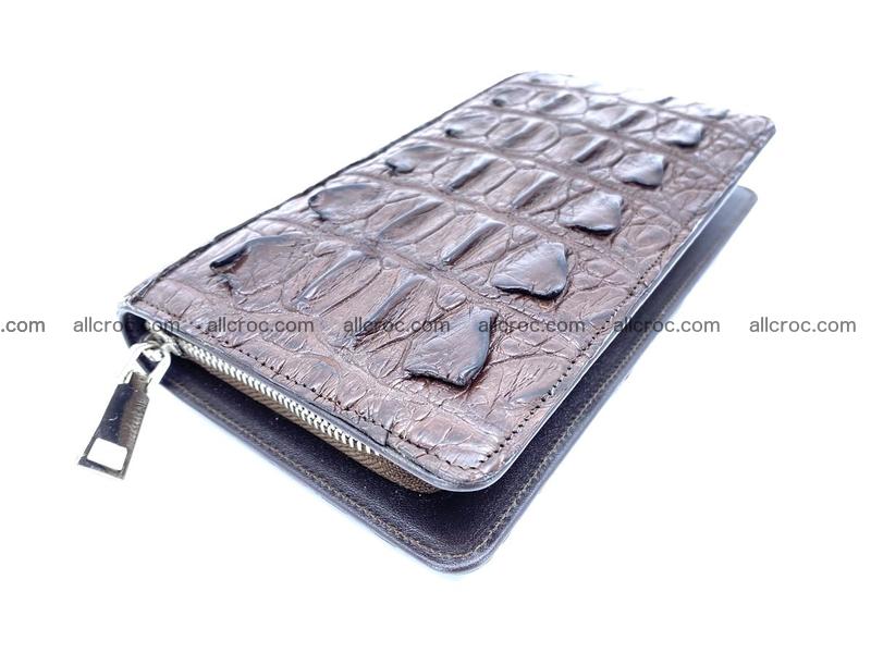 Crocodile skin wallet 1 zip 962