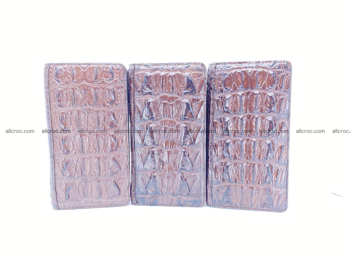 Crocodile skin wallet 1 zip 962 Foto 16