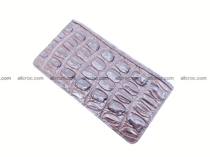 Crocodile skin wallet 1 zip 962