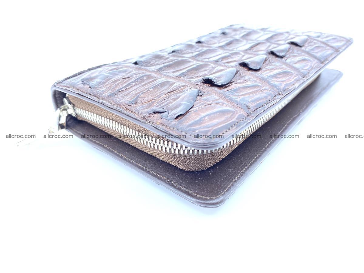 Crocodile skin wallet 1 zip 962 Foto 2