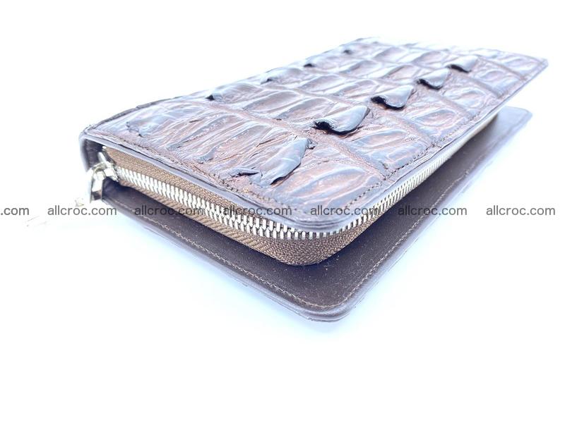 Crocodile skin wallet 1 zip 962