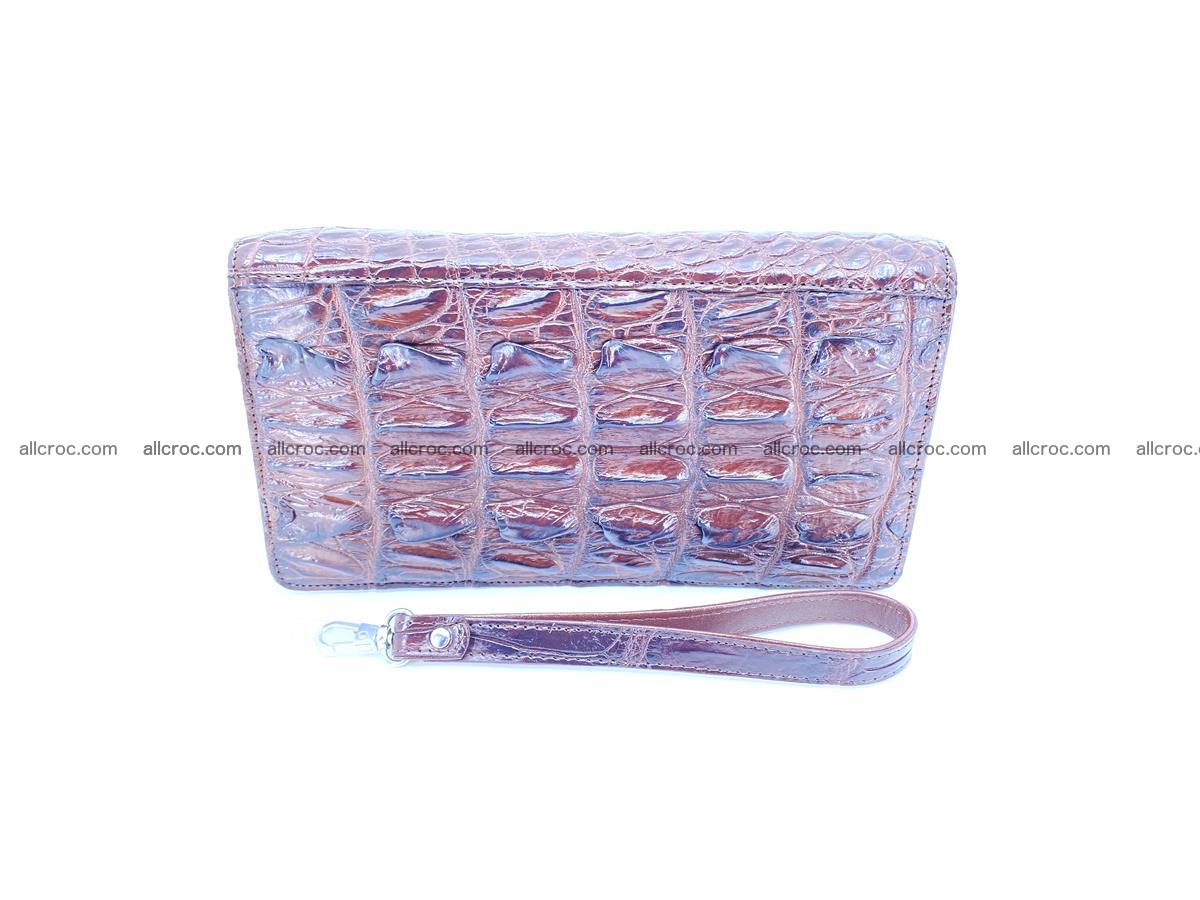 Crocodile skin wallet 1 zip 962 Foto 5