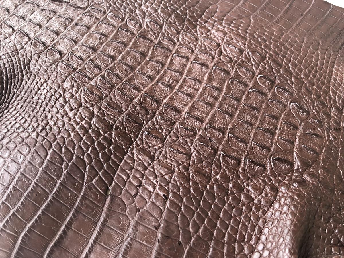 Genuine Siamese crocodile skin, hide hornback part 422 Foto 5
