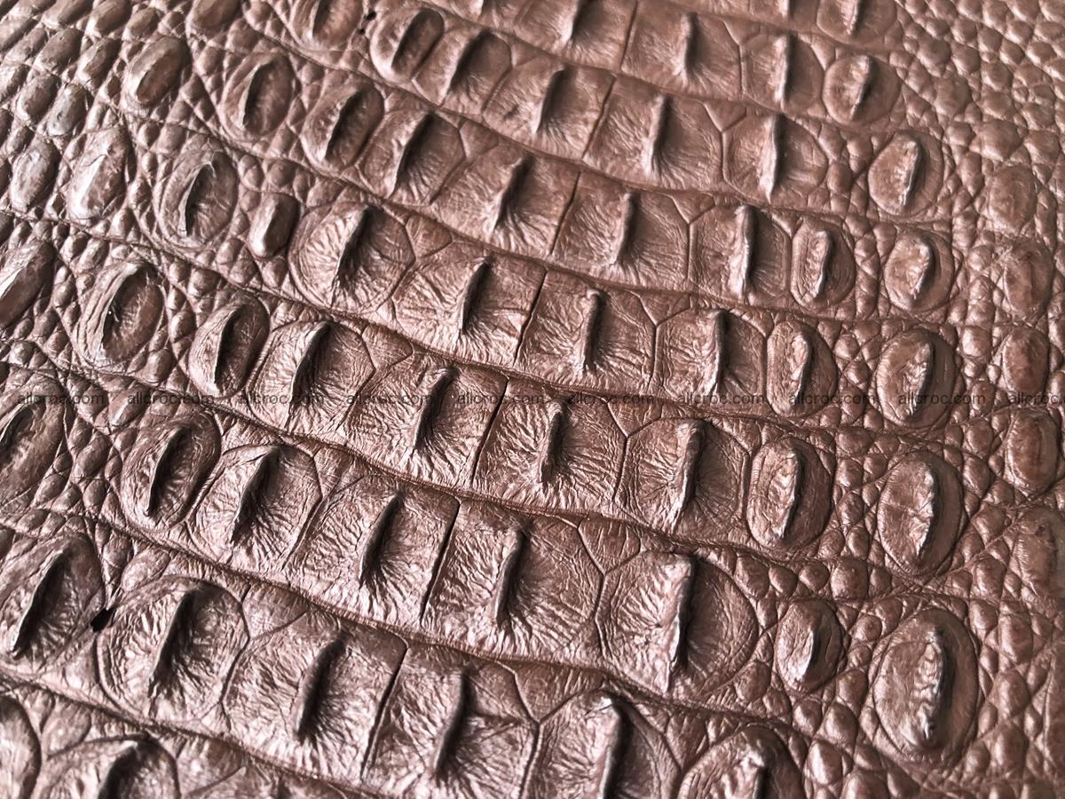 Genuine Siamese crocodile skin, hide hornback part 422 Foto 8